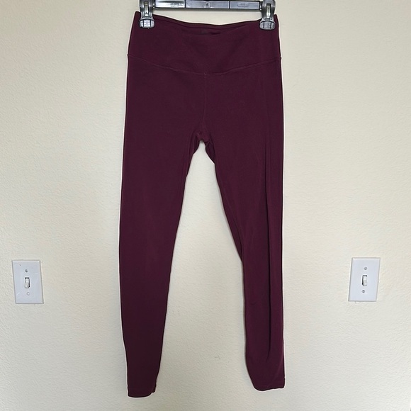 Yogalicious Burgundy Leggings - Picture 1 of 2